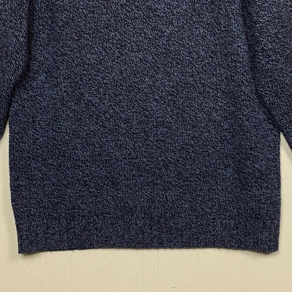 L.L. Bean Blue 100% Lambswool Pullover Sweater Size XXL Tall - Picture 2 of 7